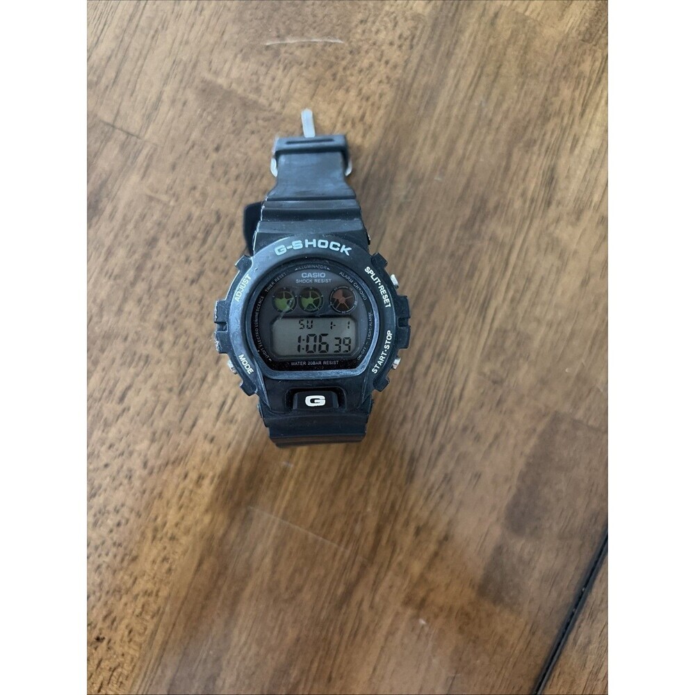 Casio G-Shock DW-6900 Steel Back Illuminating Tested Works Water Resistant